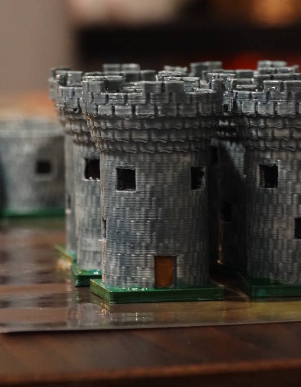 3D printed Tower für den Prototypen